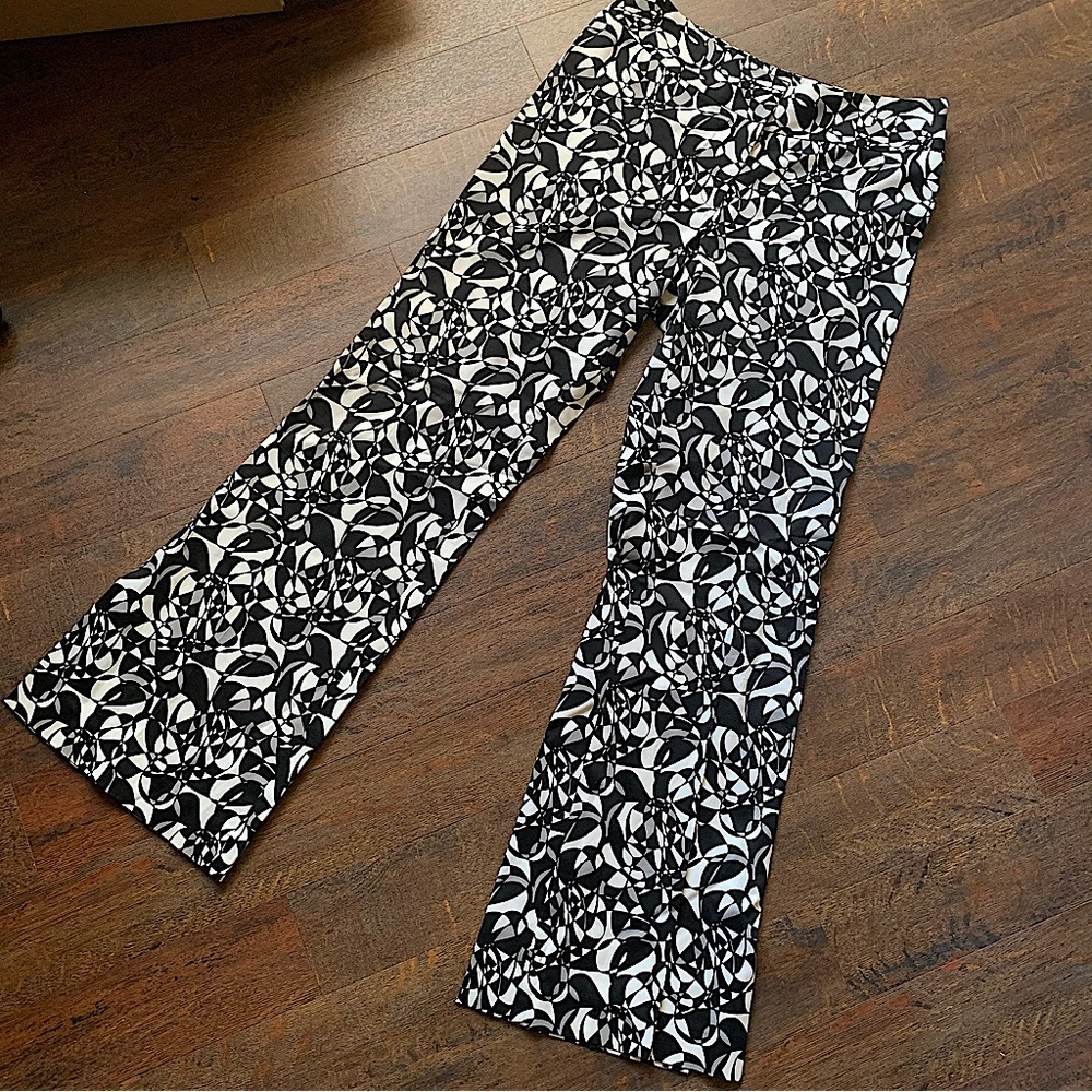 Classiques Entier Y2K printed flare trousers